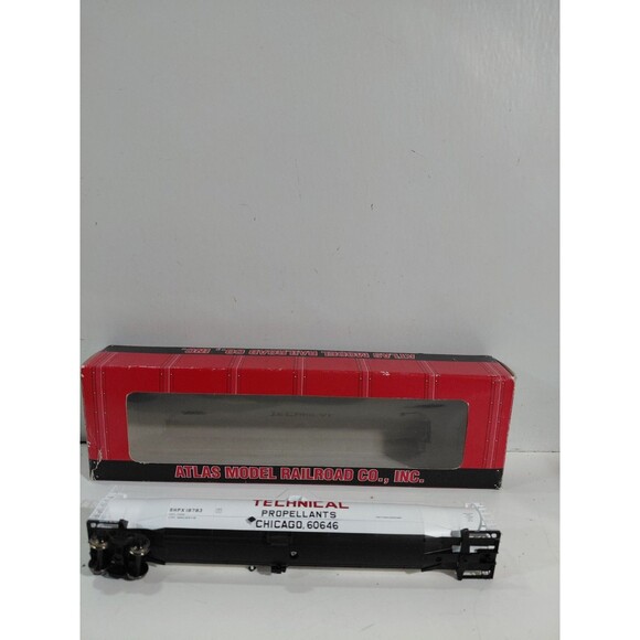 Atlas 1725-1 HO Gauge Model Railroad Technical Propellants Tank Car w/Box (Read) - Picture 7 of 10